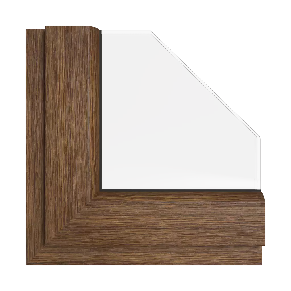 Dark oak windows window-color kommerling-colors dark-oak interior