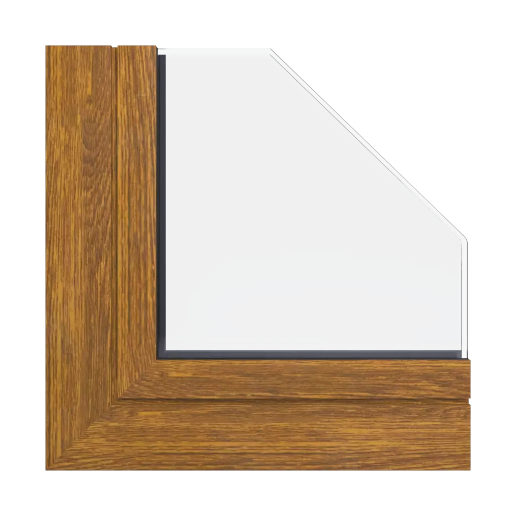Classic golden oak wood effect ✨ windows glass glass-pane-types standard 