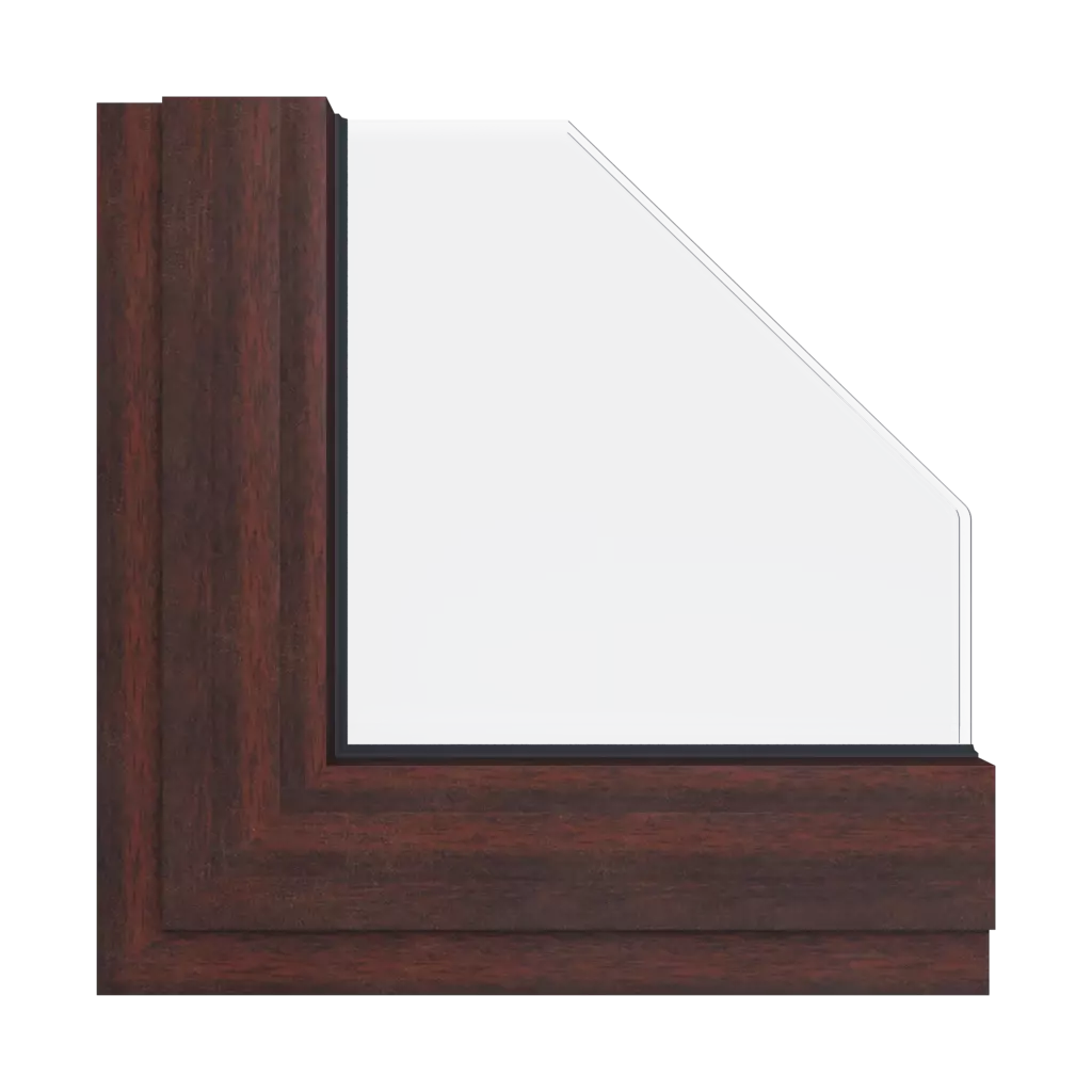 Mahogany wood effect 🆕 windows window-color aliplast-colors mahogany-wood-effect interior
