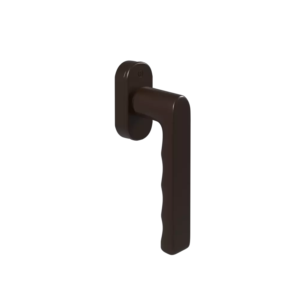 Standard handle Hamburg brown windows window-accessories handles hamburg standard 