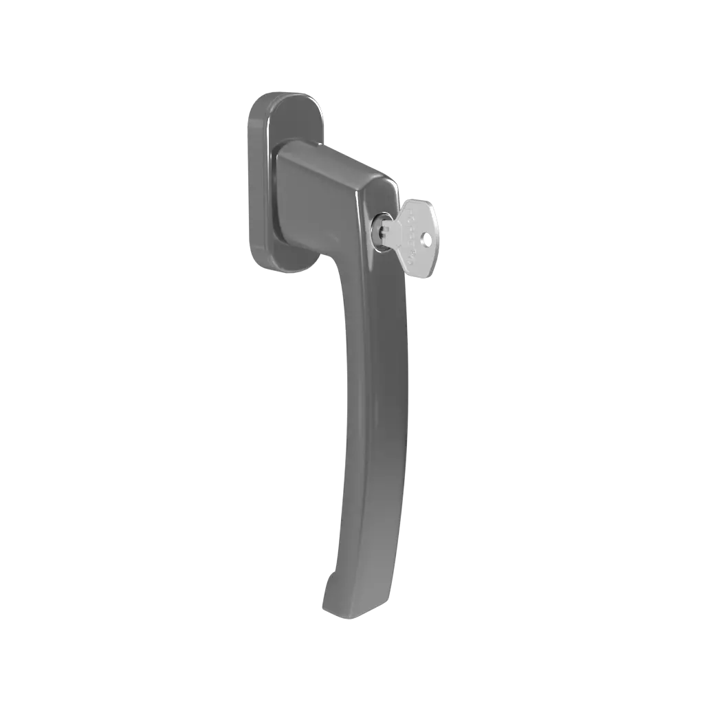 Handle with a key of the KS slider, steel windows window-accessories handles suwanka-ks with-the-key 