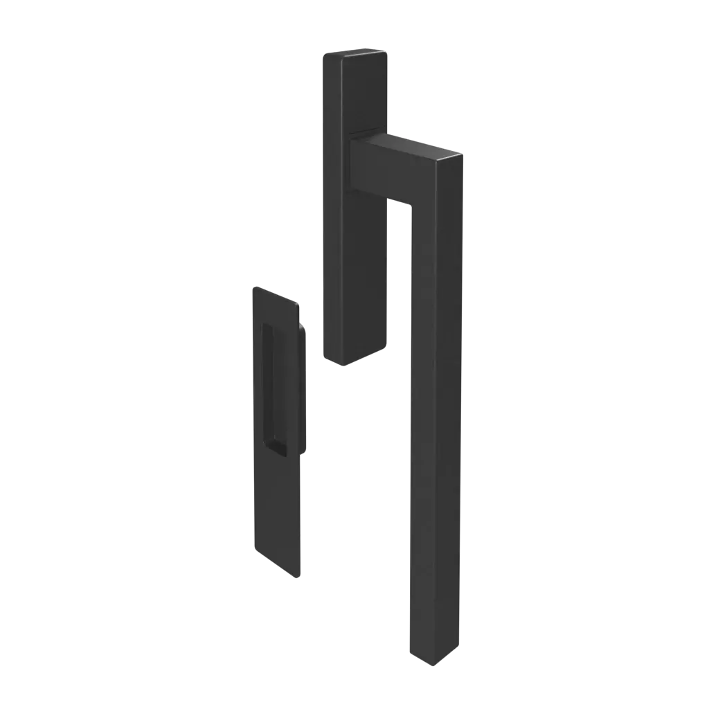 Handle HS Dublin black sandblasted windows window-accessories handles hs-dublin handle-hs-dublin-black-sandblasted 