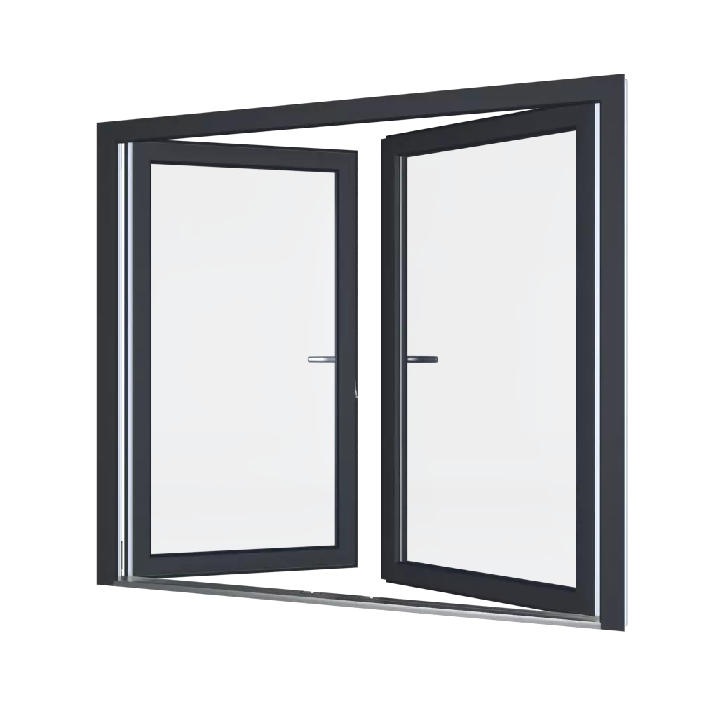 Low threshold windows window-profiles aluplast ideal-7000