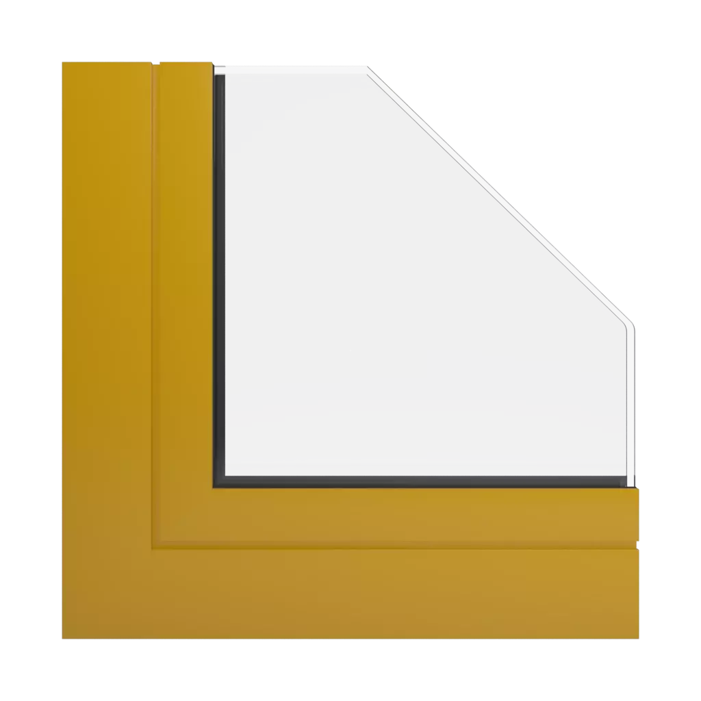 RAL 1005 Honey yellow windows window-color deceuninck-colors 