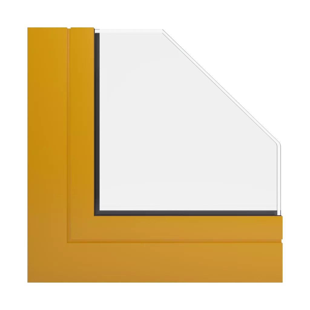 RAL 1006 Maize yellow windows window-color ponzio-colors 