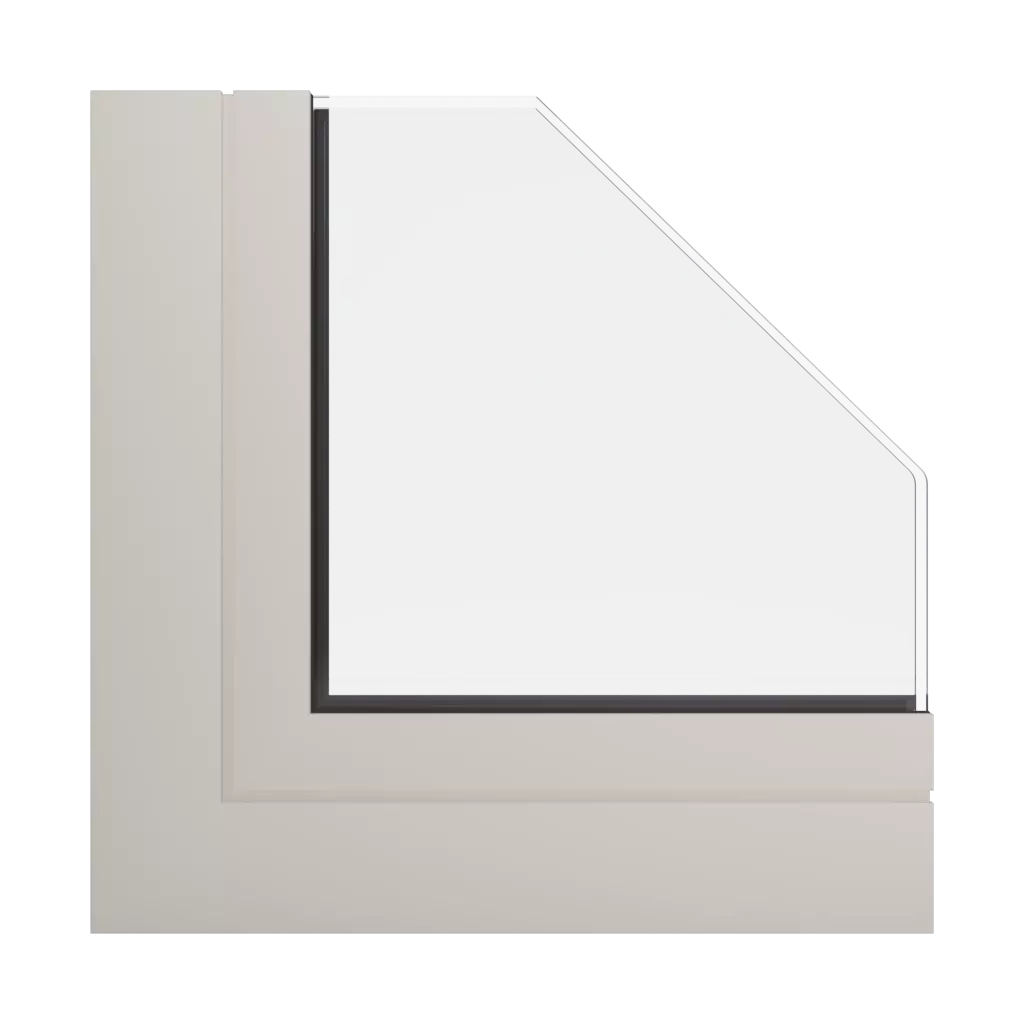 RAL 1013 Oyster white windows window-profiles aluprof mb-openslide