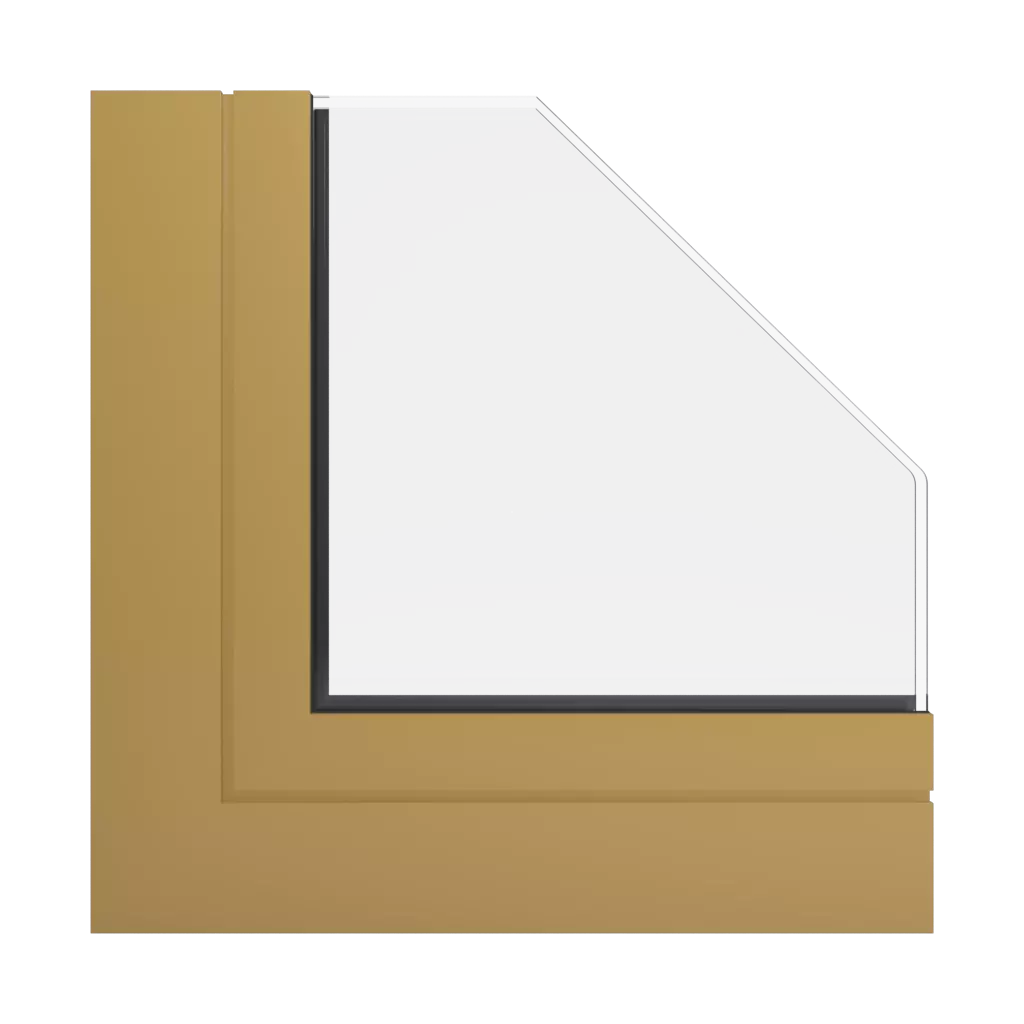 RAL 1024 Ochre yellow windows window-color ponzio-colors 