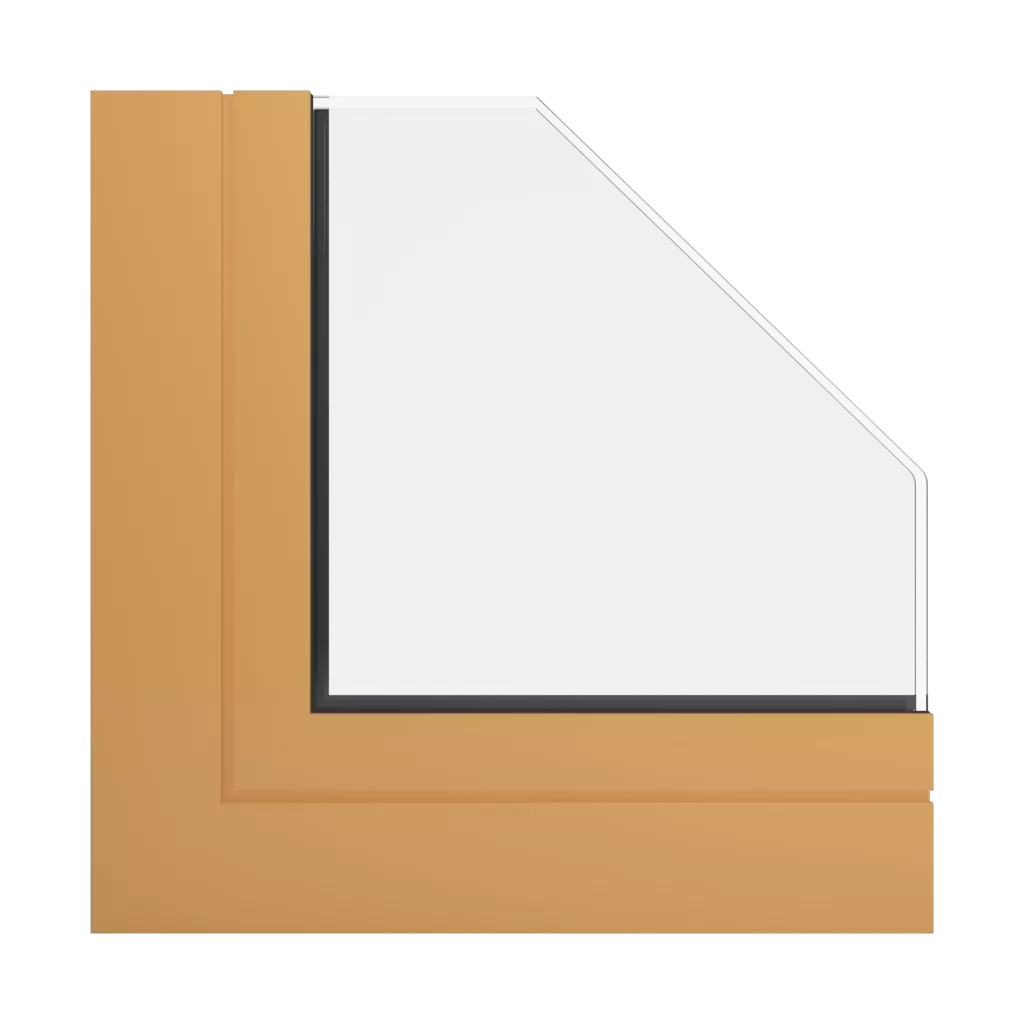 RAL 1034 Pastel yellow windows window-profiles aluprof mb-harmony-office