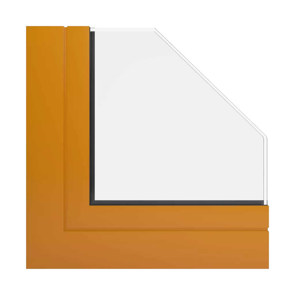 RAL 2000 Yellow orange windows window-profiles aluprof mb-openslide