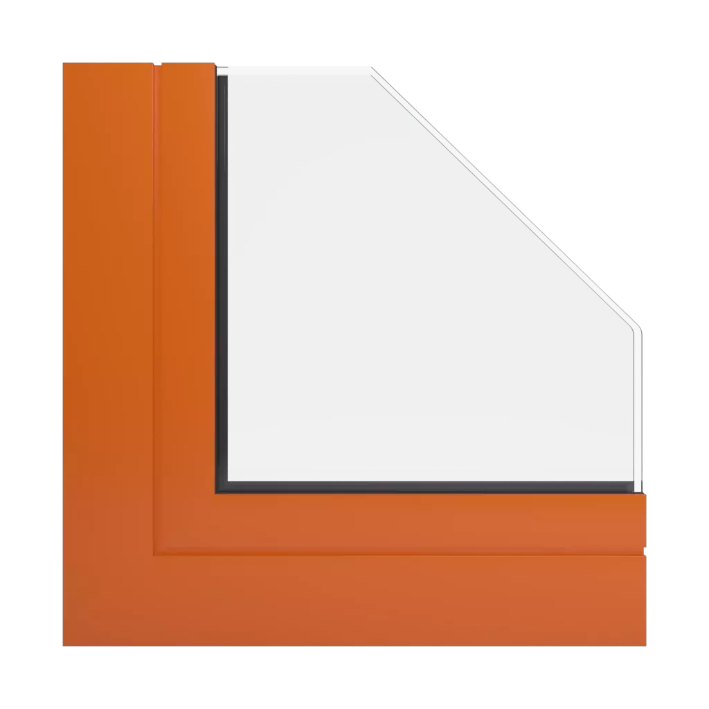 RAL 2004 Pure orange windows window-profiles aluprof mb-harmony-office