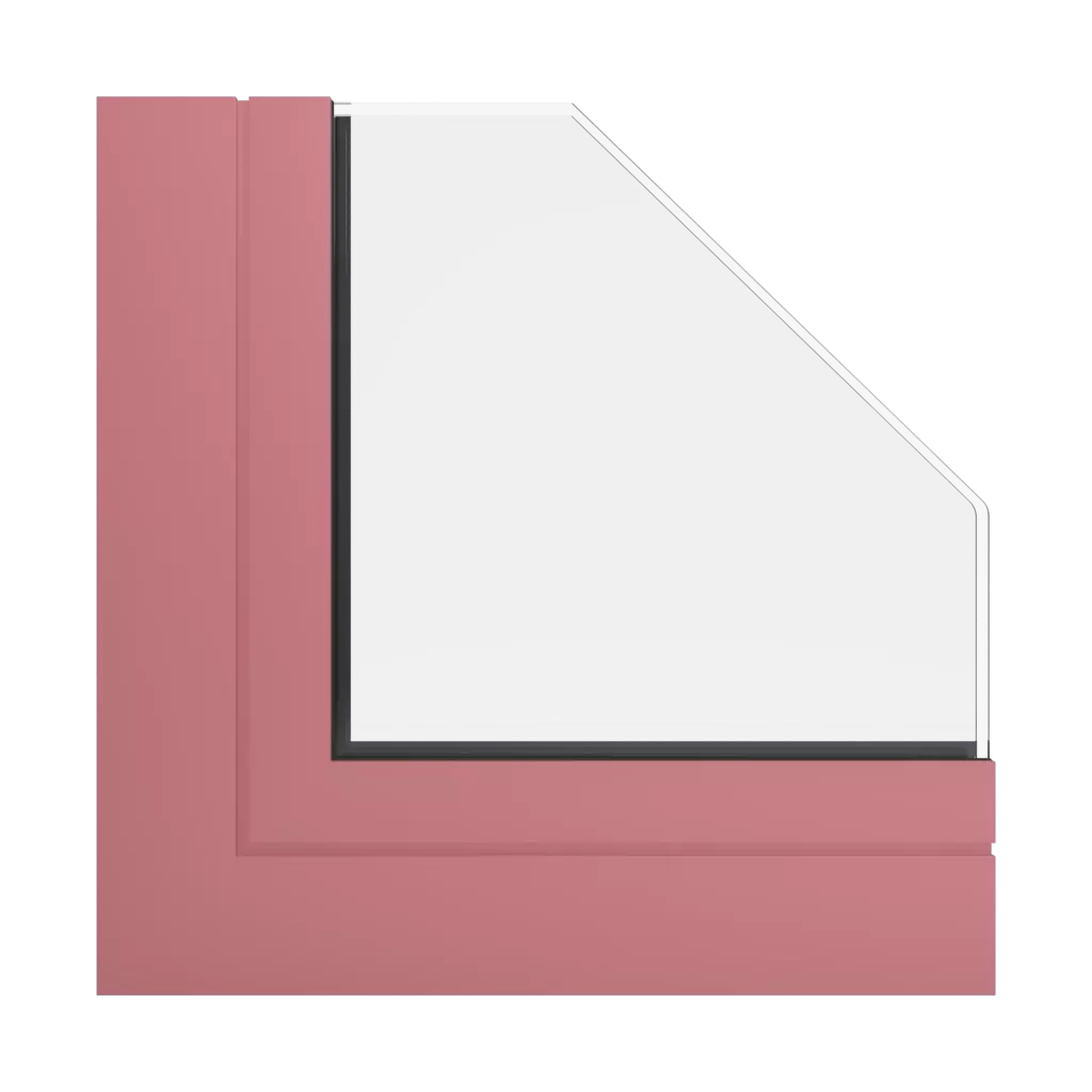 RAL 3014 Antique pink windows window-color ponzio-colors 