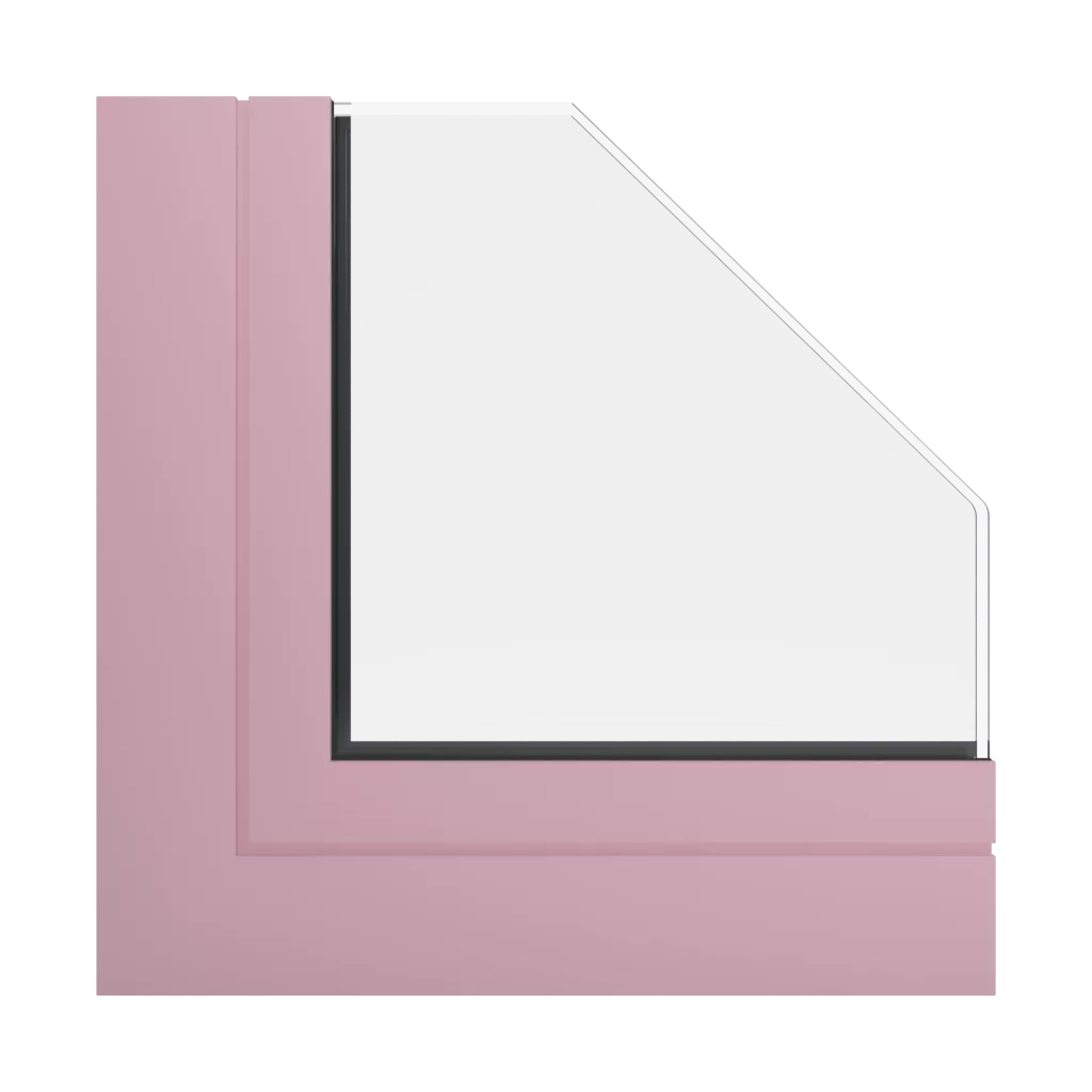 RAL 3015 Light pink windows window-profiles aliplast genesis-75