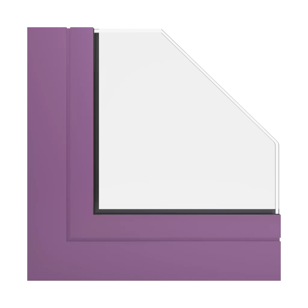 RAL 4001 Red lilac windows window-profiles aluprof mb-ferroline