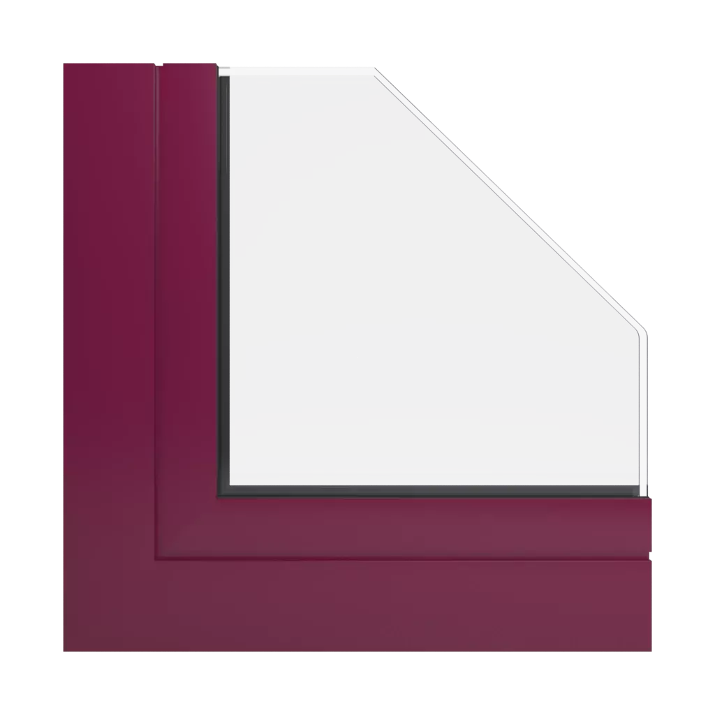 RAL 4004 Claret violet windows window-profiles aluprof mb-ferroline