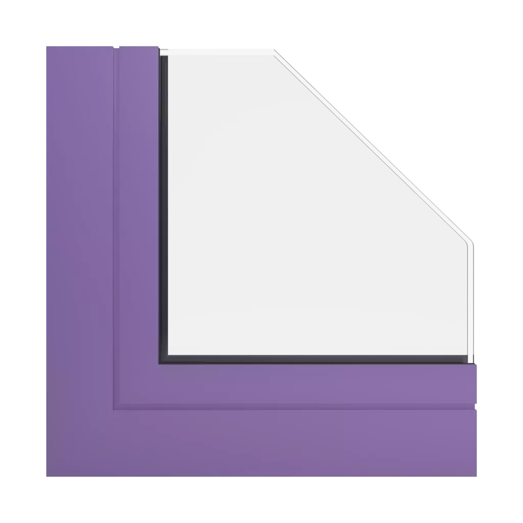 RAL 4005 Blue lilac windows window-profiles aluprof mb-79n