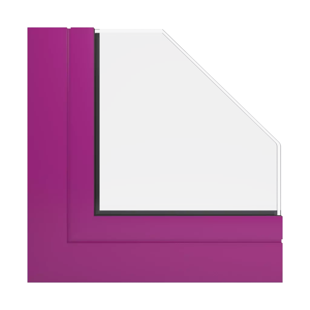 RAL 4006 Traffic purple windows window-profiles ponzio sl600tt-evo