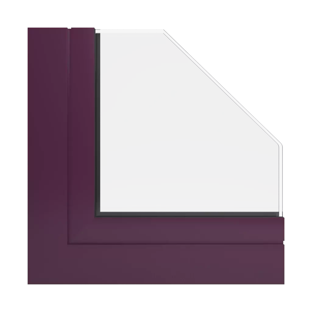 RAL 4007 Purple violet windows window-profiles aliplast ultraglide