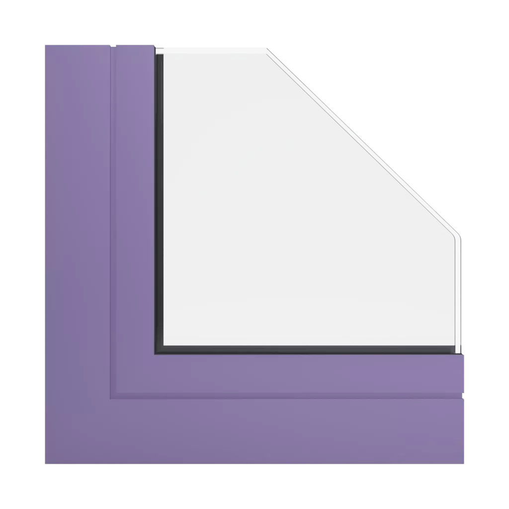 RAL 4011 Pearl violet windows window-color ponzio-colors 