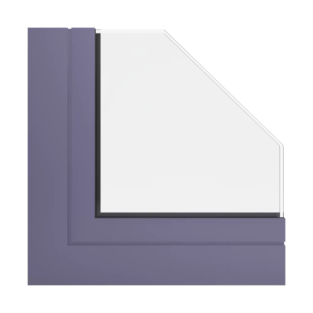 RAL 4012 Pearl blackberry windows window-profiles aliplast genesis-75