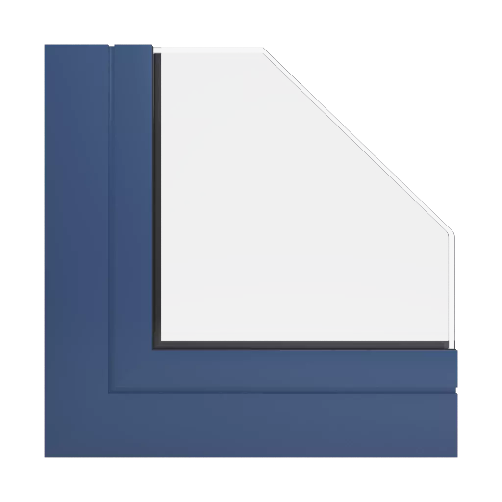 RAL 5000 Violet blue windows window-profiles ponzio pe78n