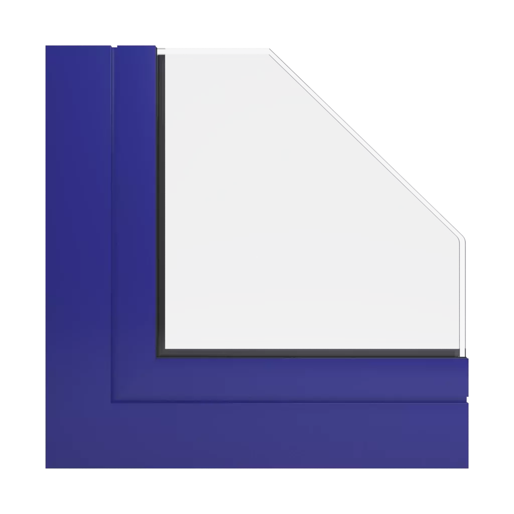 RAL 5002 Ultramarine blue windows window-profiles ponzio sl1600tt-hi