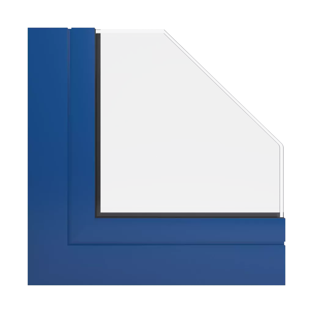 RAL 5010 Gentian blue windows window-profiles aluprof mb-ferroline