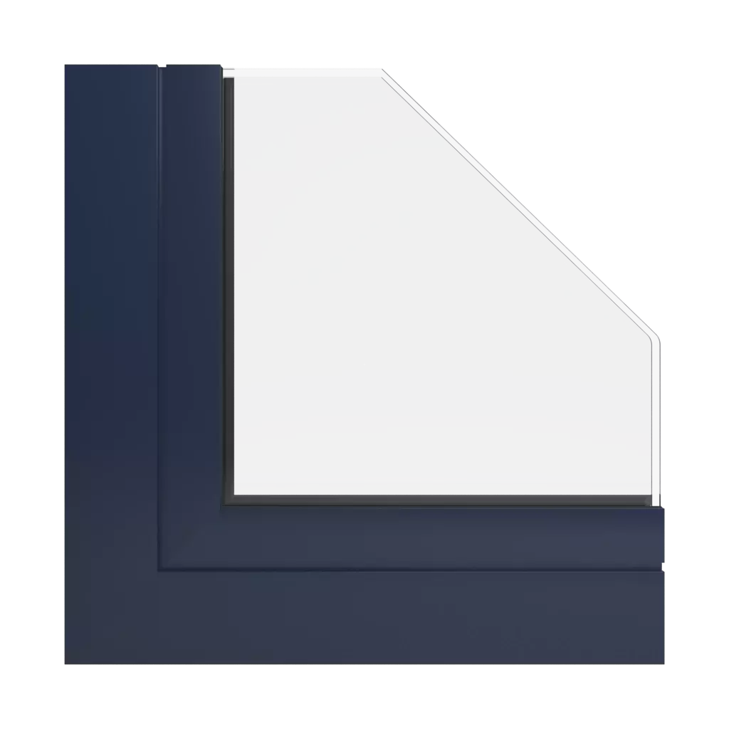 RAL 5011 Steel blue windows window-profiles aluprof mb-45-office