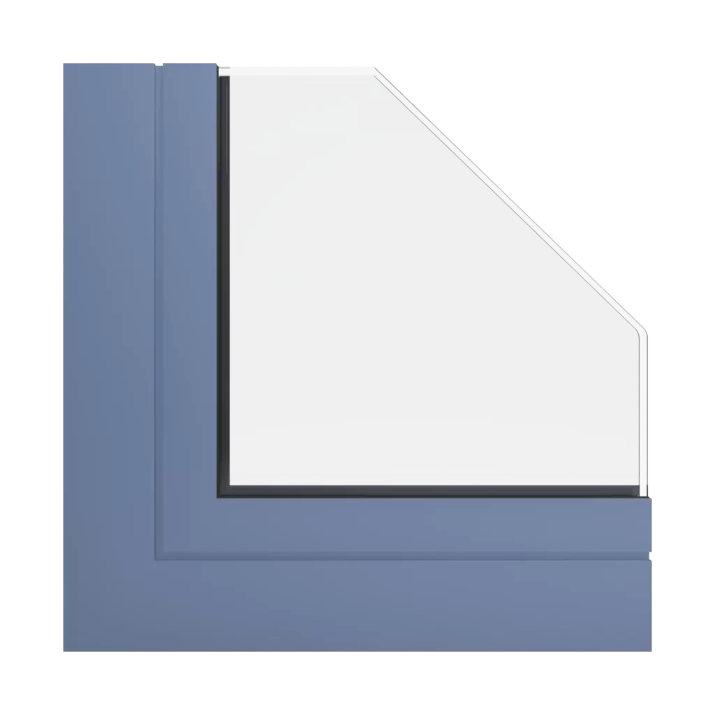 RAL 5014 blue gray windows window-profiles aluprof mb-79n