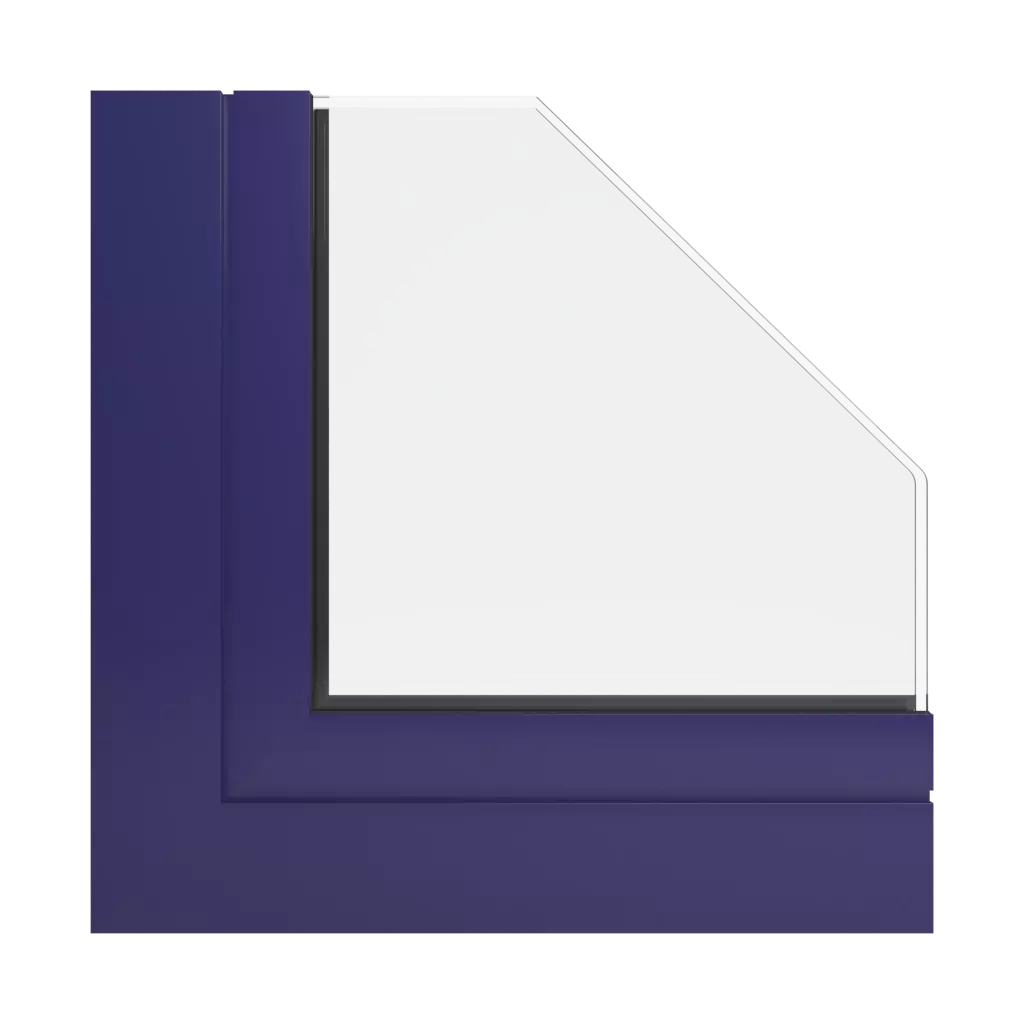 RAL 5022 Night blue windows window-profiles aluprof mb-ferroline