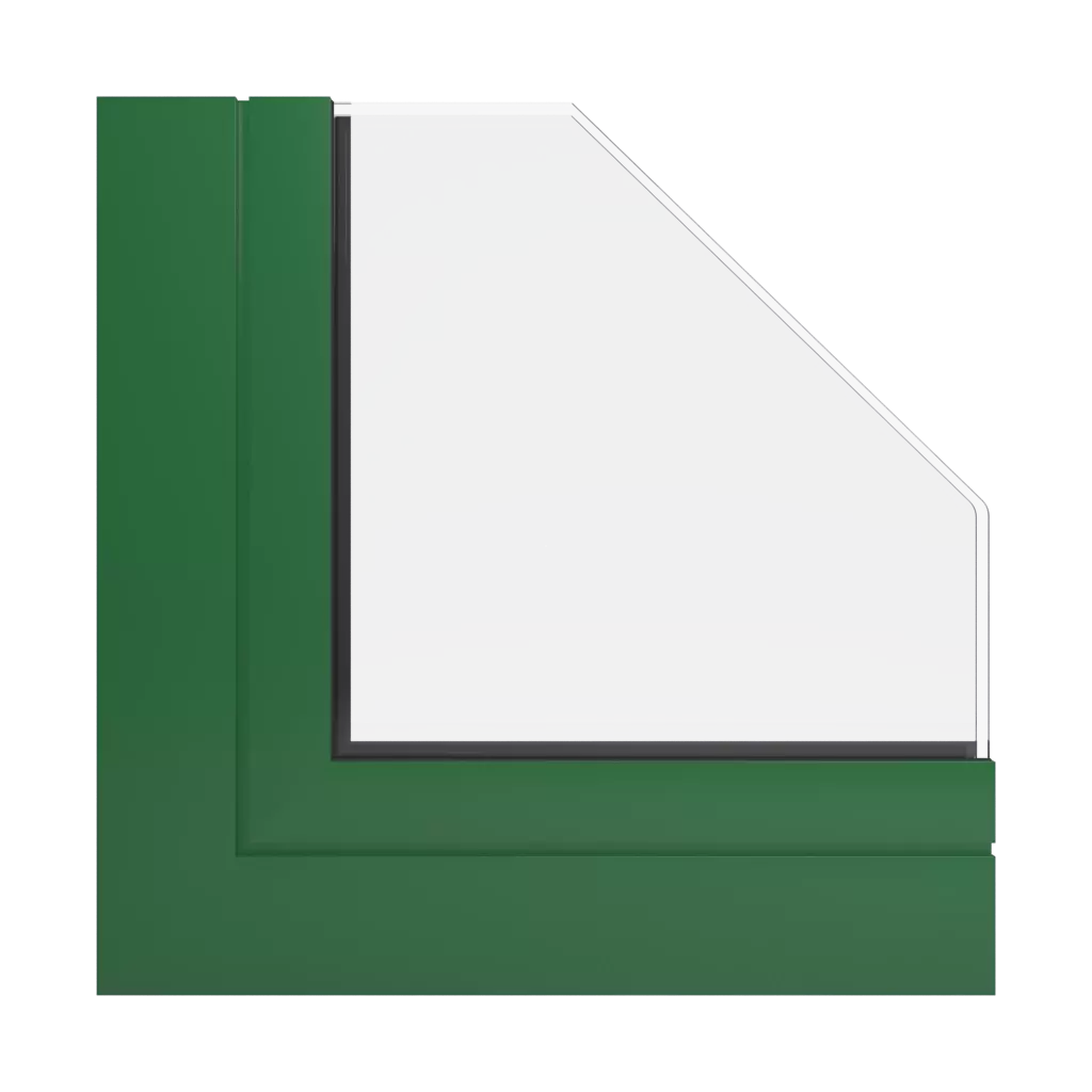 RAL 6002 Leaf green windows window-color ponzio-colors 