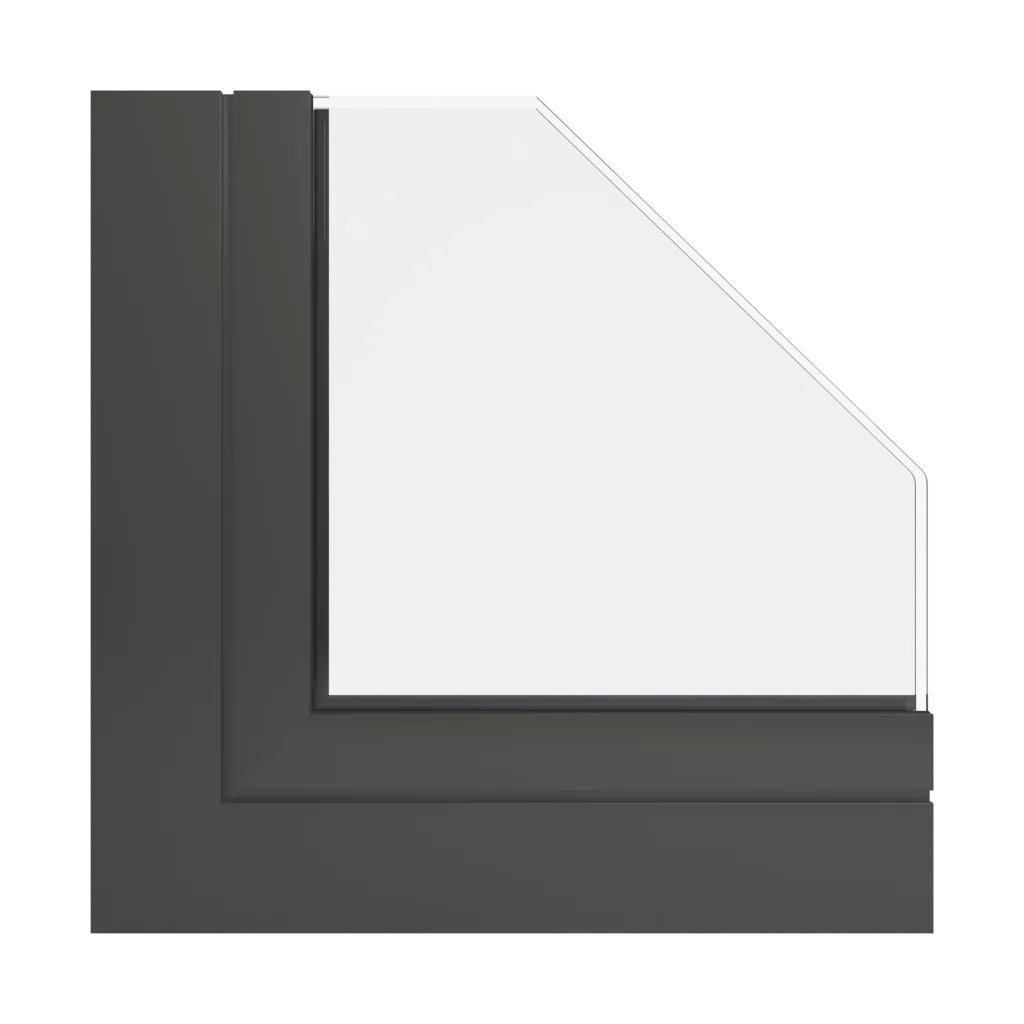 RAL 6006 Grey olive windows window-profiles aluprof mb-ferroline