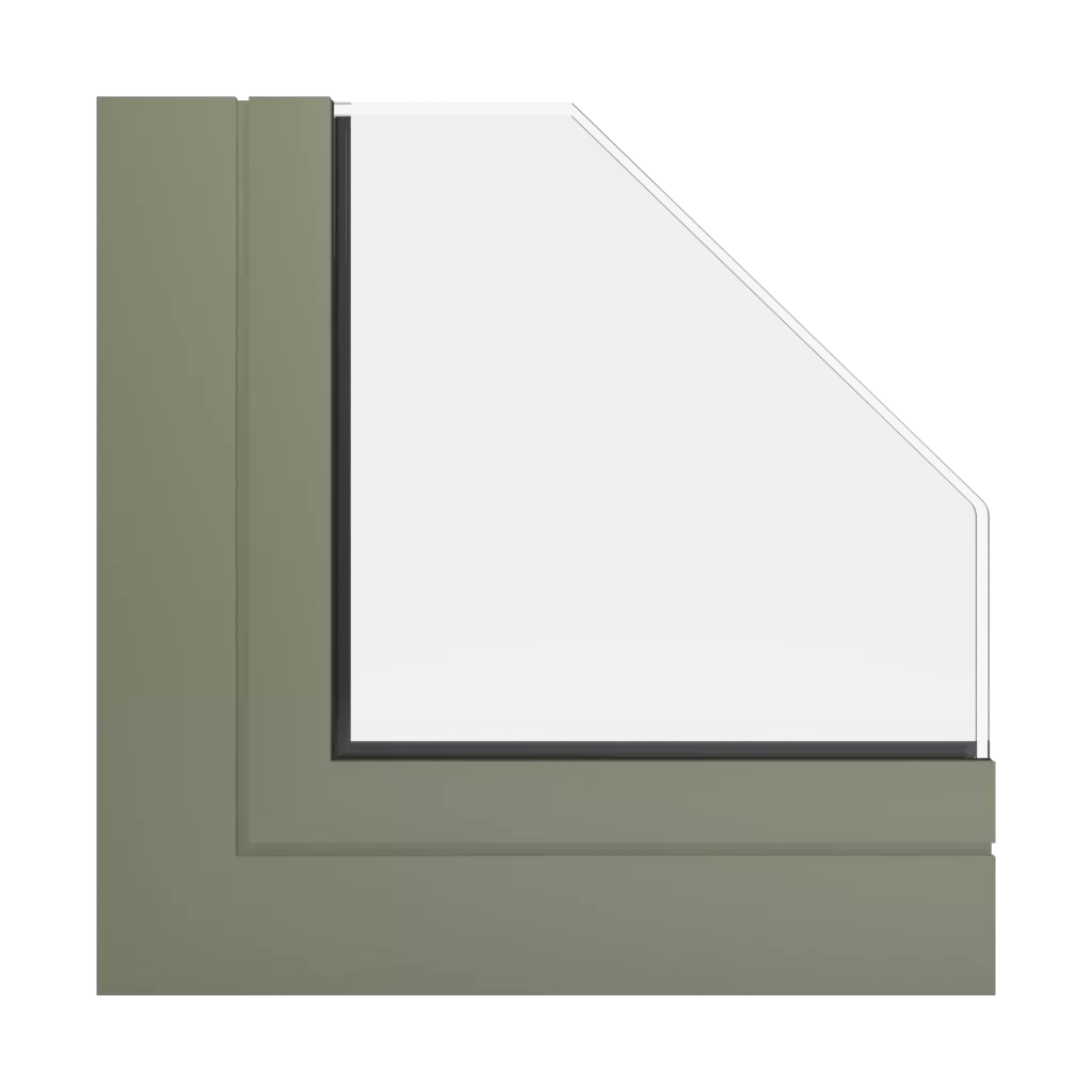 RAL 7001 Silver grey windows window-profiles aliplast genesis-75