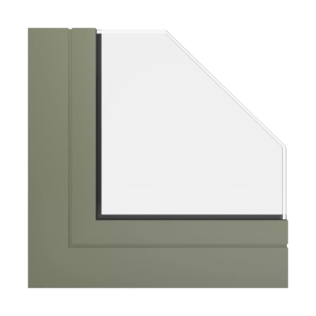 RAL 7001 Silver grey windows window-profiles aluprof mb-harmony-office