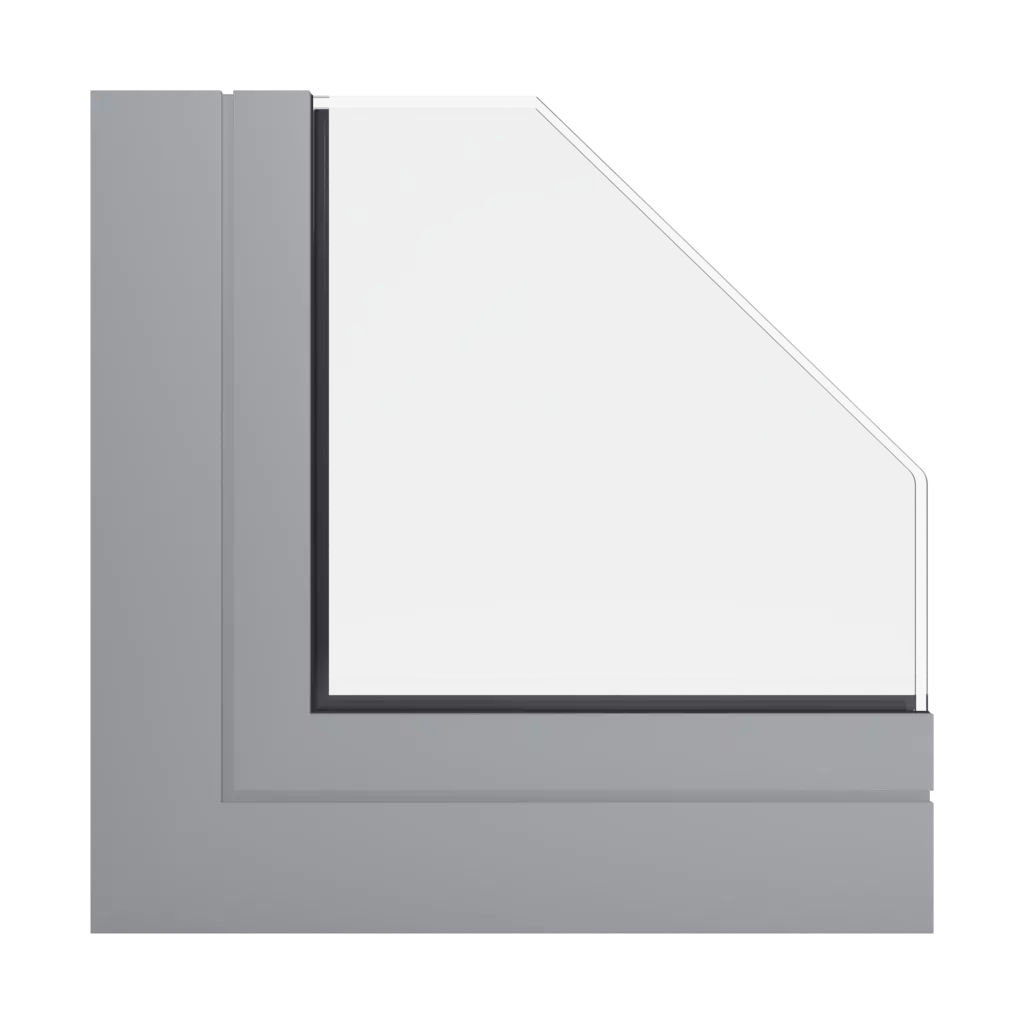 RAL 7003 Moss grey windows window-profiles aluprof mb-harmony-office