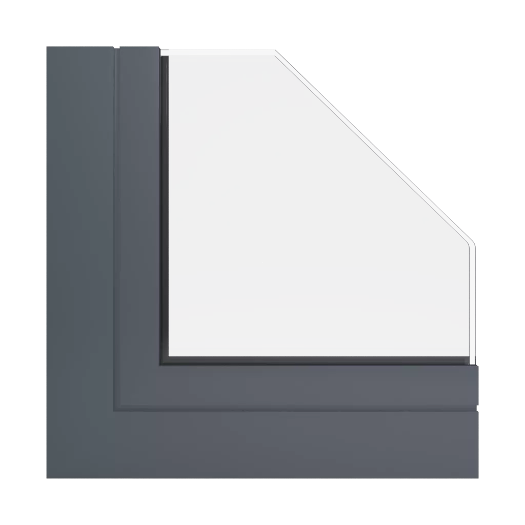 RAL 7015 Slate grey windows window-profiles aliplast genesis-75