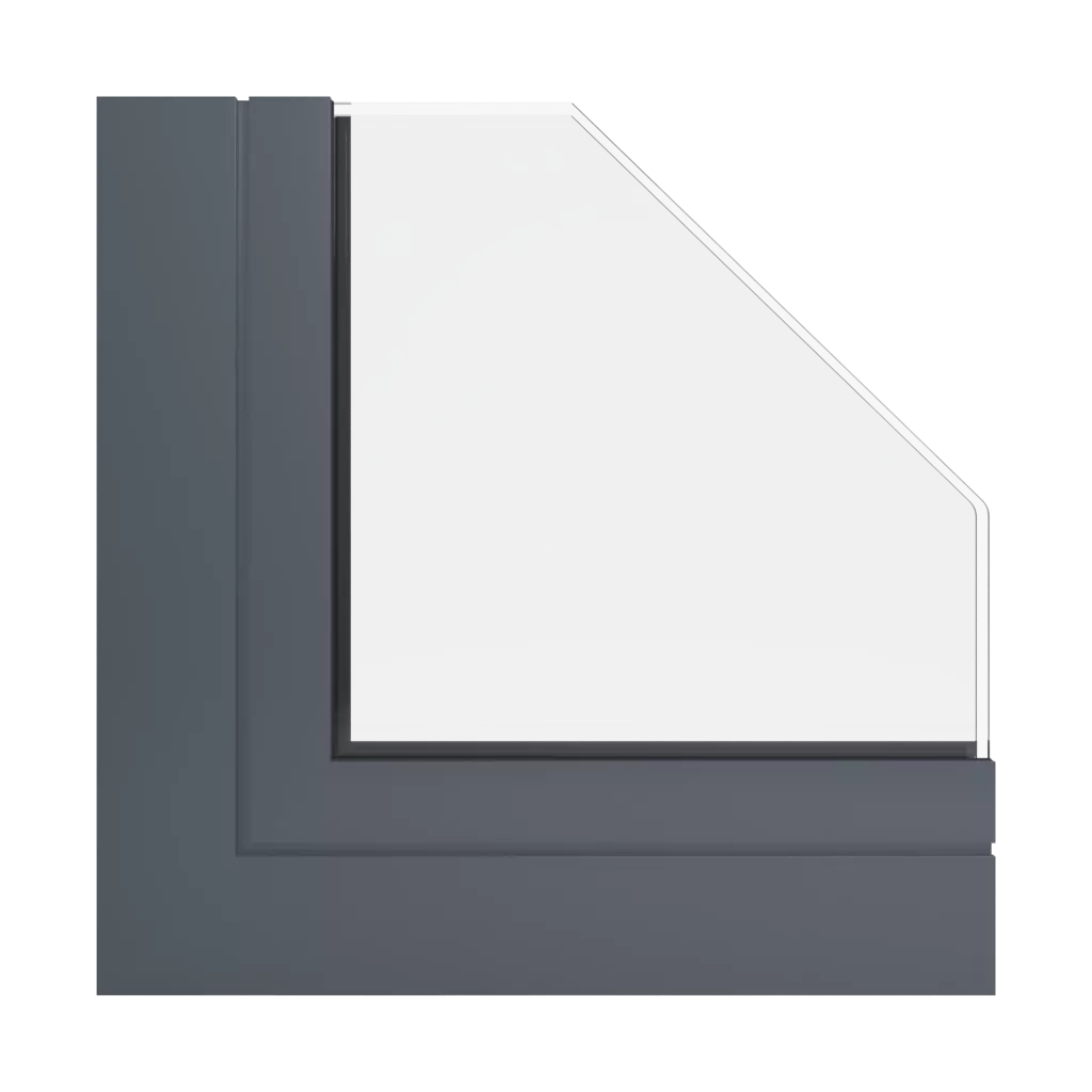 RAL 7015 Slate grey windows window-profiles aluprof mb-ferroline