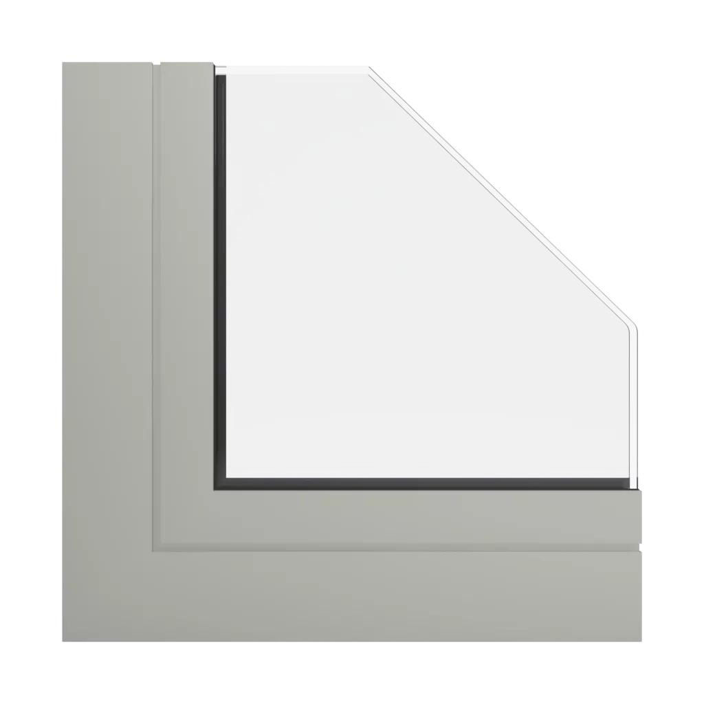 RAL 7032 Pebble grey windows window-profiles aliplast genesis-75