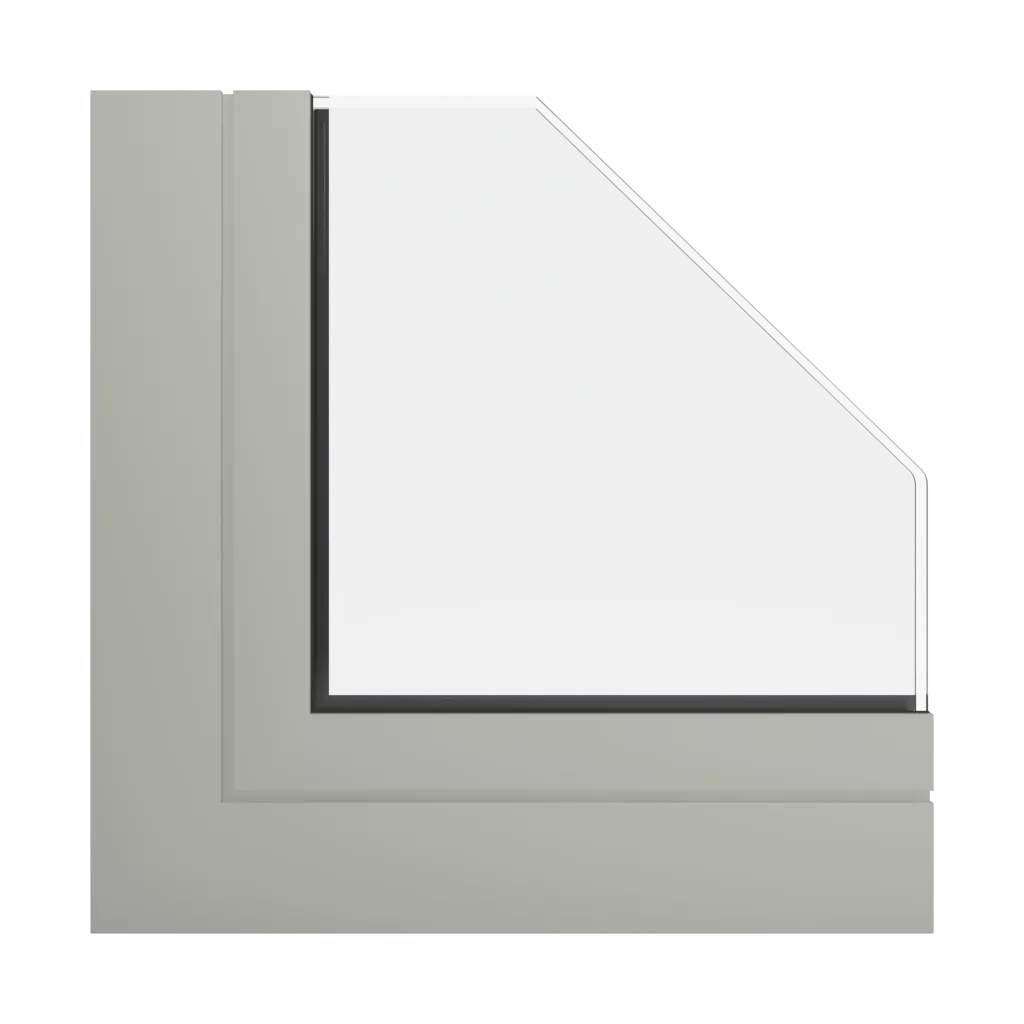 RAL 7032 Pebble grey windows window-profiles ponzio sl600tt-evo