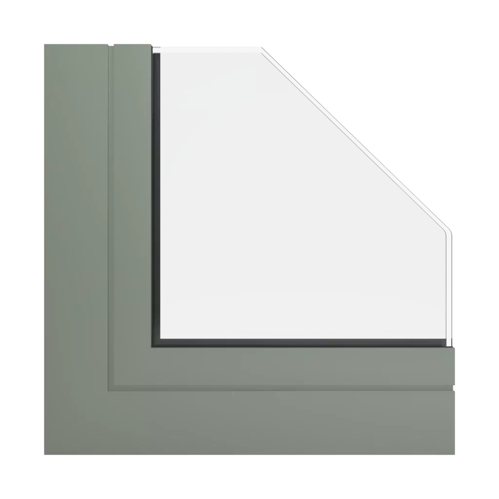 RAL 7033 Cement grey windows window-profiles ponzio sl1600tt-hi