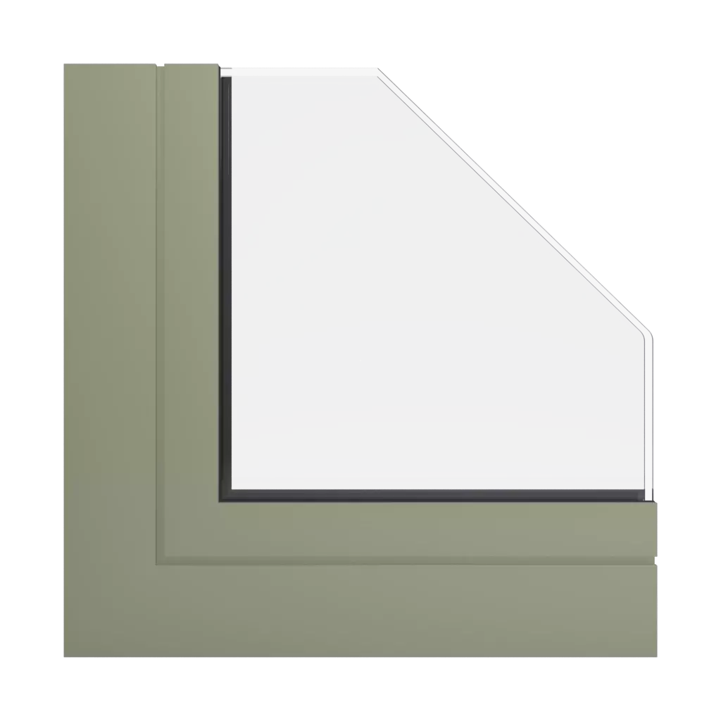 RAL 7034 Yellow grey windows window-color ponzio-colors 