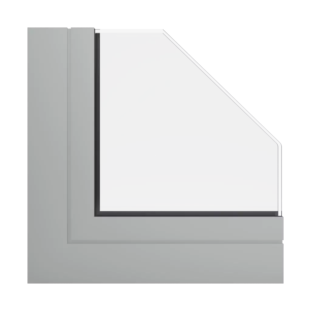 RAL 7038 Agate grey windows window-profiles aliplast genesis-75
