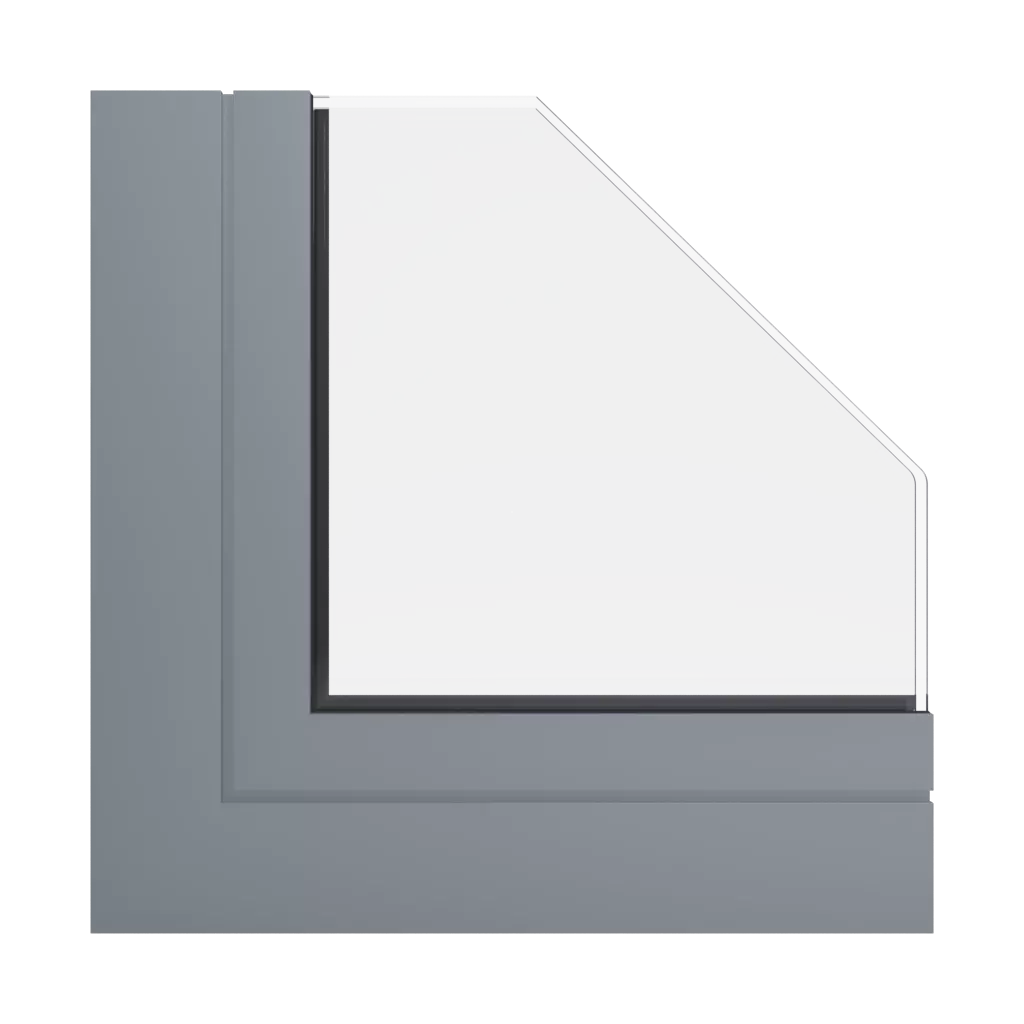 RAL 7046 Telegrey 2 windows window-profiles aluprof mb-harmony-office