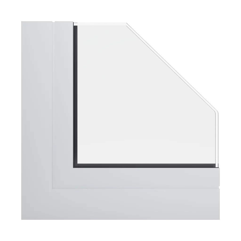 RAL 9003 Signal white windows window-profiles aliplast genesis-75