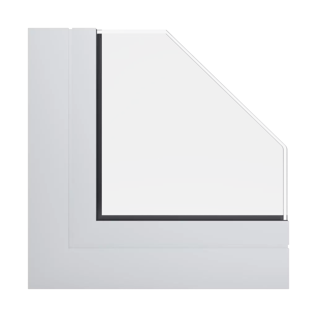 RAL 9003 Signal white windows window-profiles ponzio pe78n