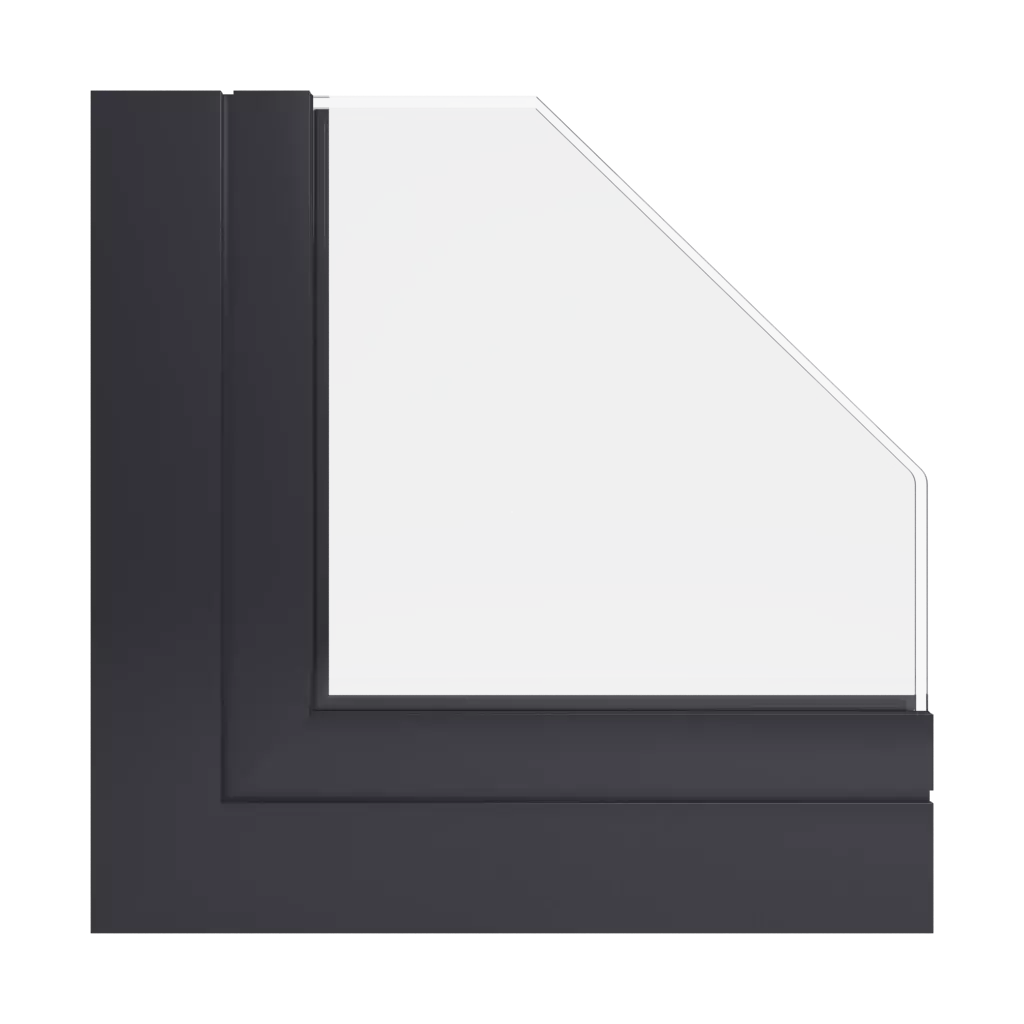 RAL 9004 Signal black windows window-profiles ponzio sl1600tt-hi