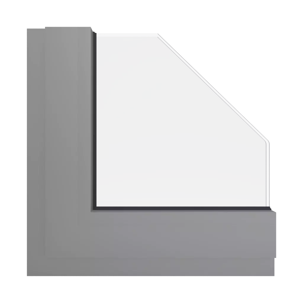 RAL 9007 Grey aluminium windows window-color aluminum-ral ral-9007-grey-aluminium interior