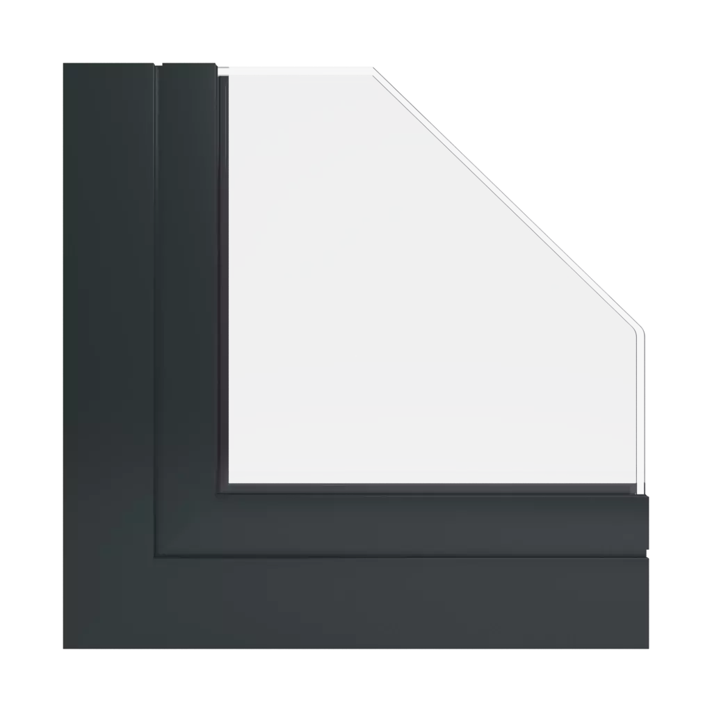 RAL 9017 Traffic black windows window-color aluminum-ral ral-9017-traffic-black