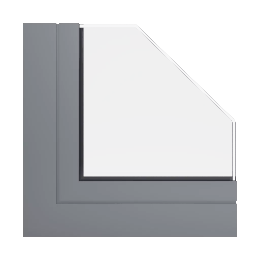 RAL 9023 Pearl dark grey windows window-profiles aliplast mc-wall