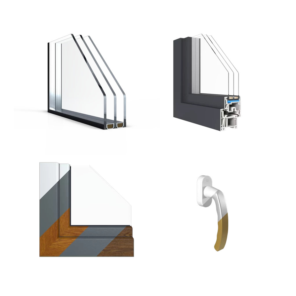 PVC Economy products window-packages wood-standard-plus 