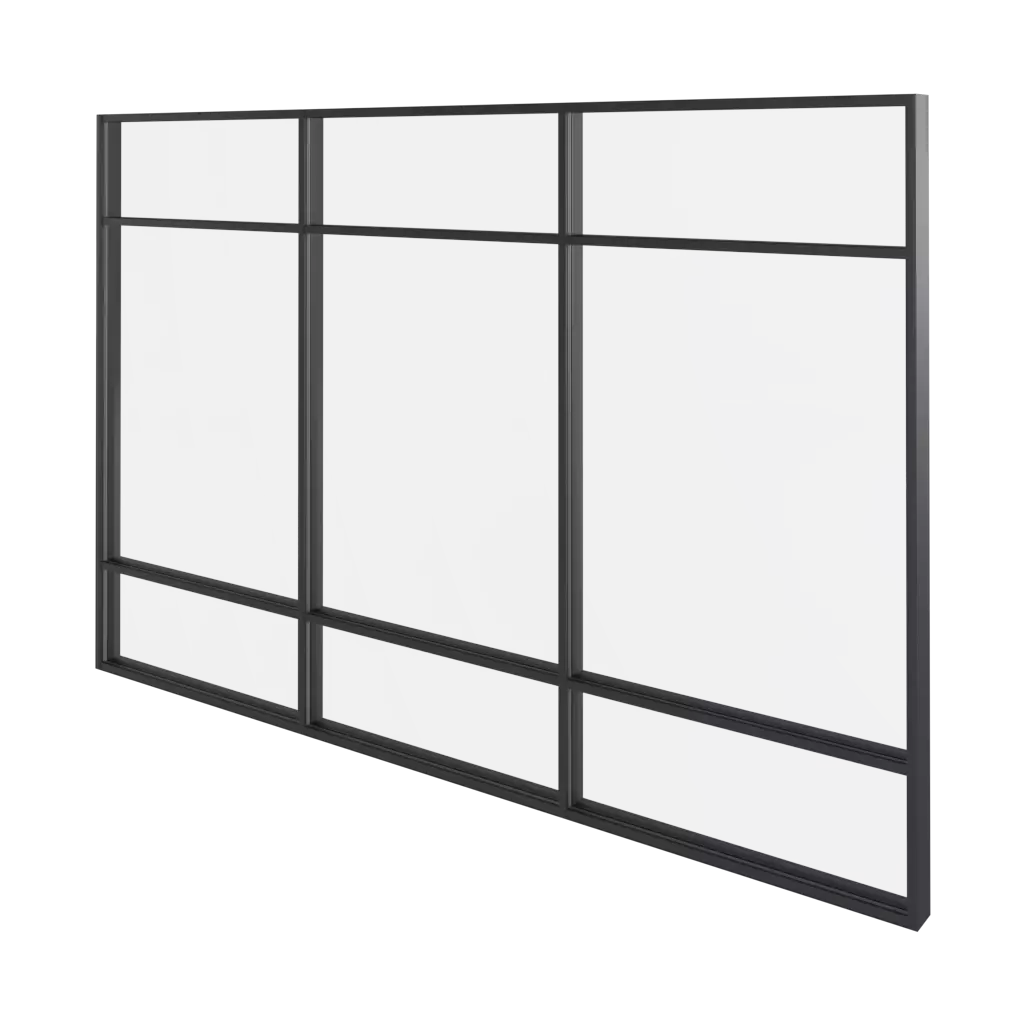 Glass facade windows window-profiles aliplast mc-wall